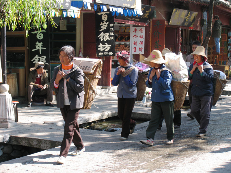 Het stadje Dali in de provincie Yunnan in het zuiden van China.