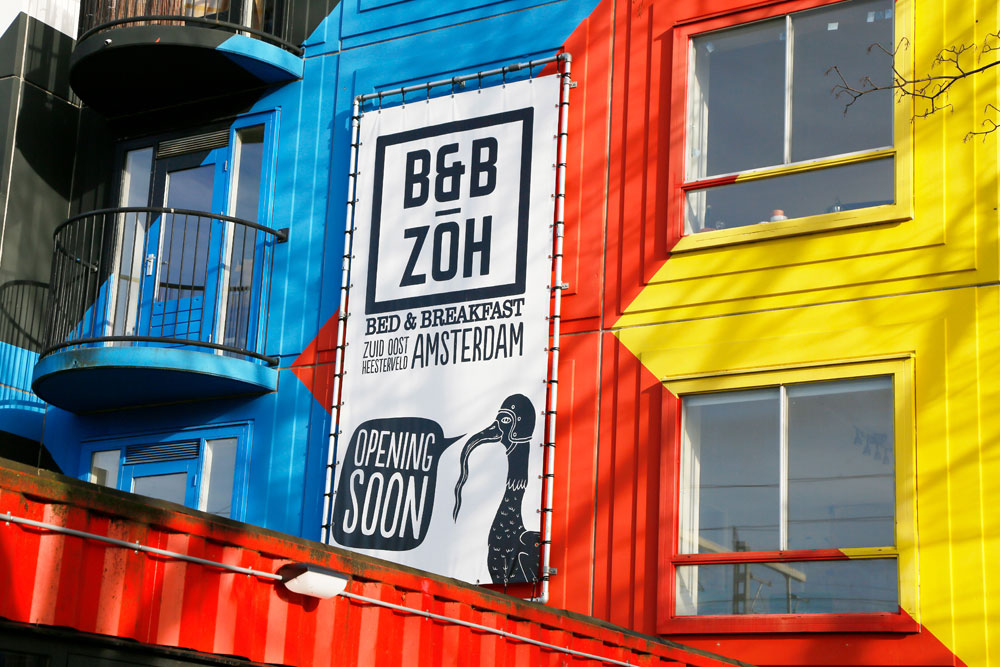 Hotspot in de Bijlmer, Amsterdam Zuidoost: B&B ZOH