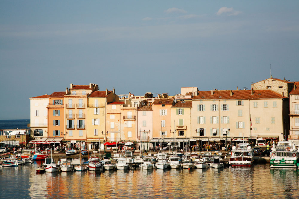 De haven van Saint-Tropez in Zuid-Frankrijk