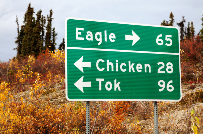 Chicken Alaska, rondreis, camperreis, camper, huren, Canada, Yukon, 