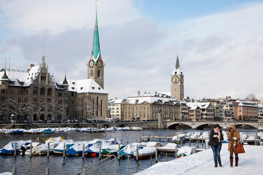 Stedentrip Zurich, een van de duurste steden van Europa, Zwitserland