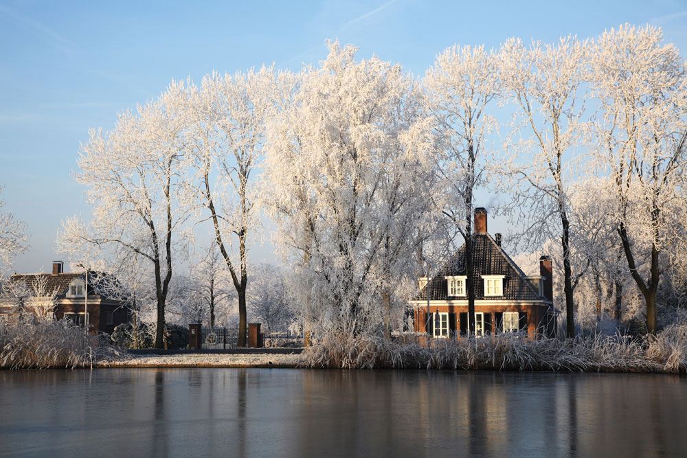Witte winter in Nederland