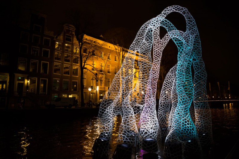 Amsterdam Light Festival, kunst van het licht Kim van Dam