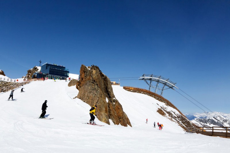 wintersport Oostenrijk, de pistes in Solden, Gaislachkogl, 