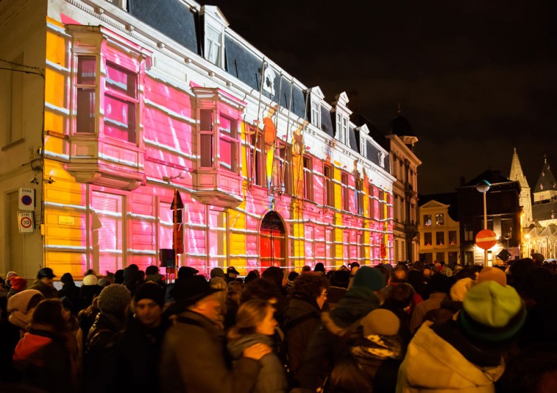 Lichtfestival in Gent Belgie Ocubo - The sound of light