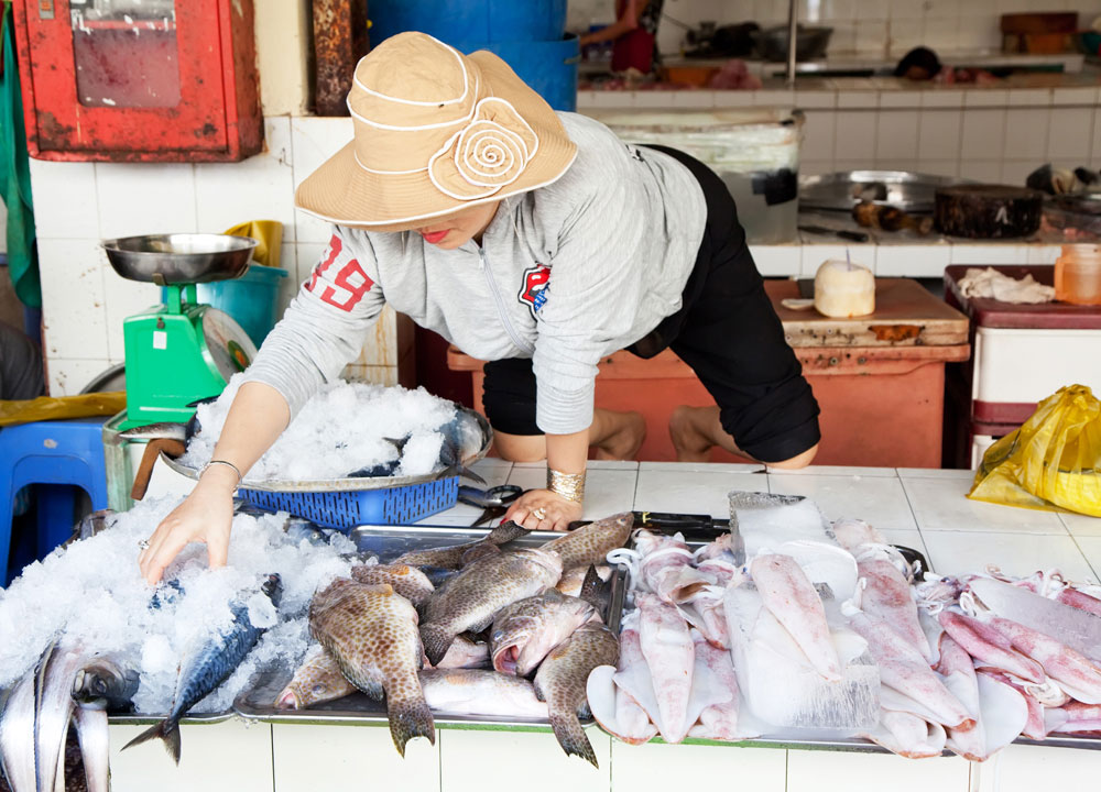 Ho Chi Minh Vietnam markt