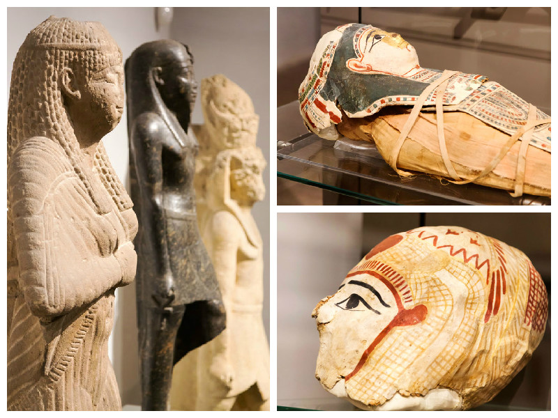 Het Egyptisch Museum (Museo Egizio) in Turijn, Italie