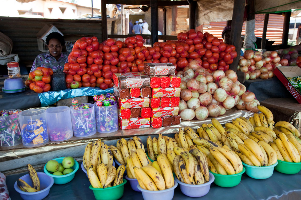 De markt van Elim, Limpopo, Zuid-Afrika