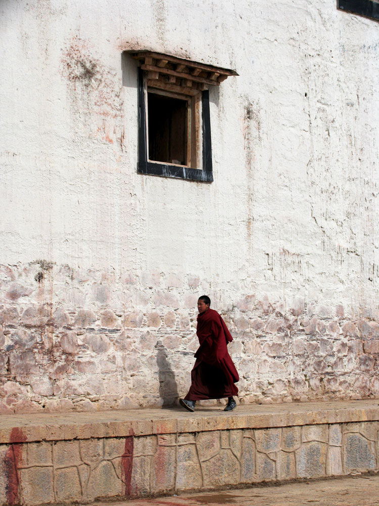 Het Songzanlin klooster nabij Shangri-La in Yunnan, China
