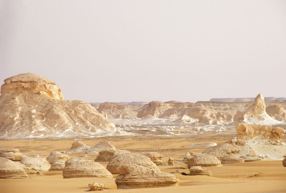 Egypte: Wandelen in de woestijn