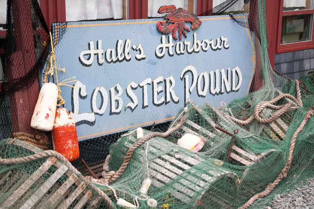 Rondreis Nova Scotia, Canada: restaurant Lobster Pound in Hall's Harbour