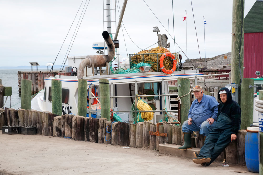 Rondreis Nova Scotia, Canada: kreeftenvissers in Hall's Harbour