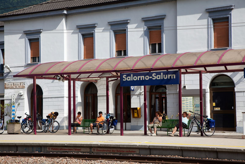 Fietsen in Zuid-Tirol, Italie: de fiets mag mee in de trein