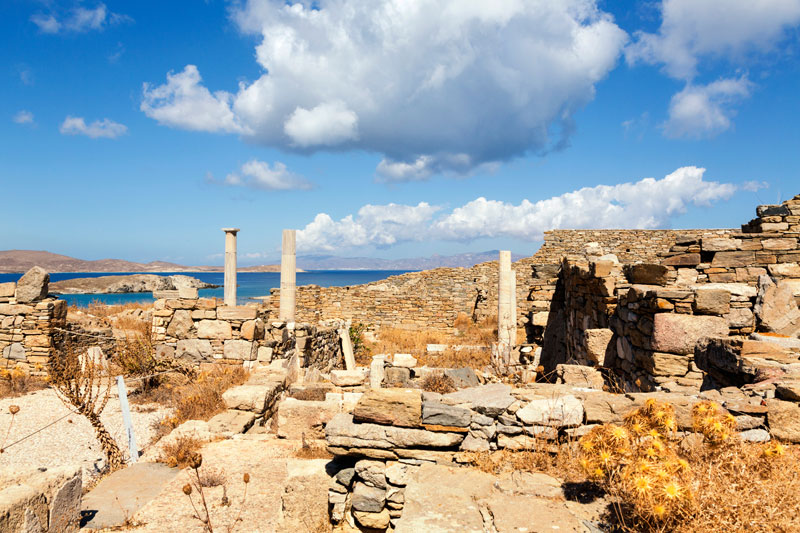 De geschiedenis komt tot leven op Delos
