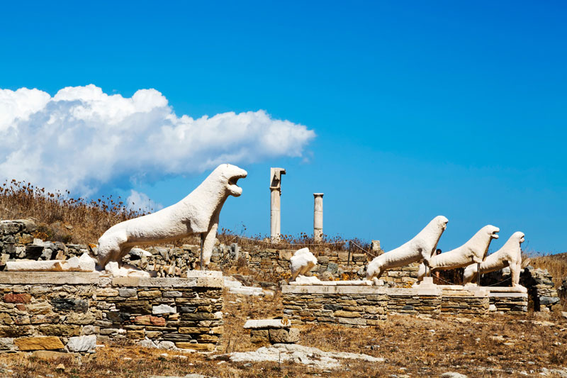 De geschiedenis komt tot leven op Delos