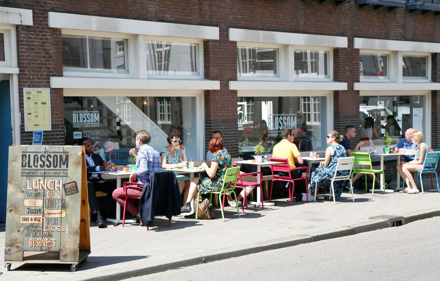 Stedentrip Den Haag: koffietijd bij Blossom