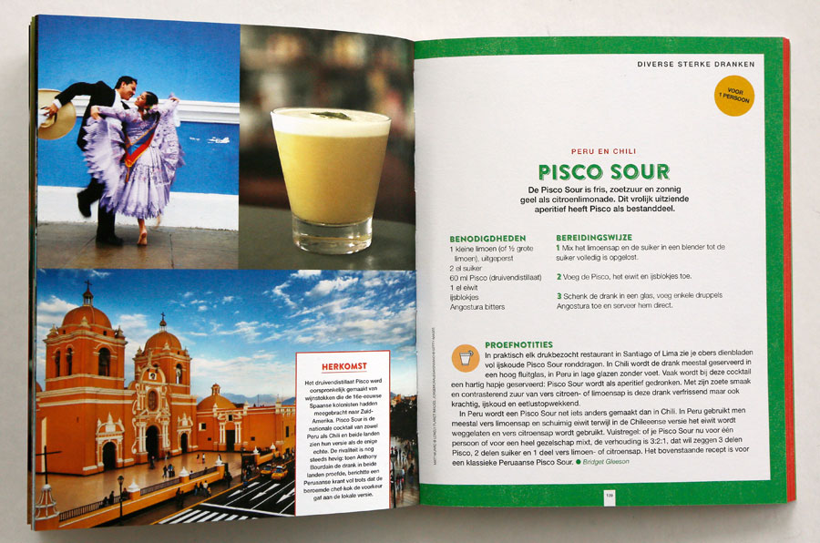 Lonely Planet - Beste Drankjes ter Wereld cocktailboek, de Pisco Sour