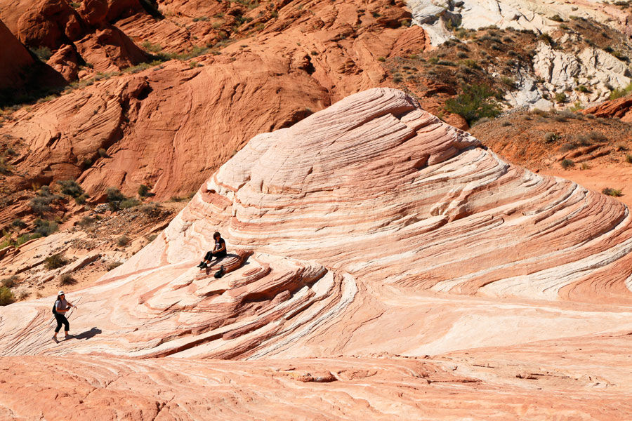 State Park Valley of Fire in Nevada: de Fire Wave