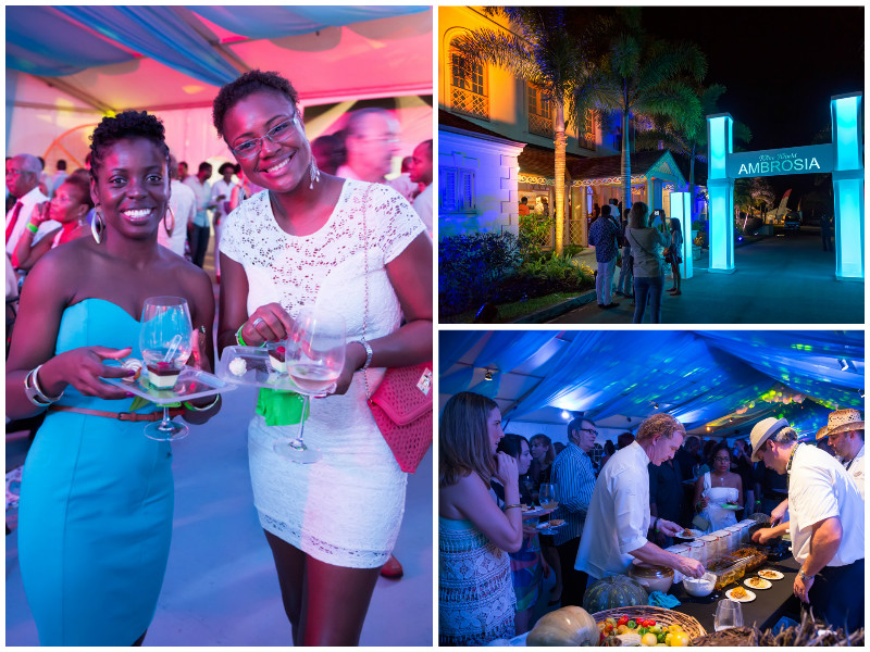 Barbados Food & Rum Festival met de lekkerste hapjes en drankjes van Barbados.