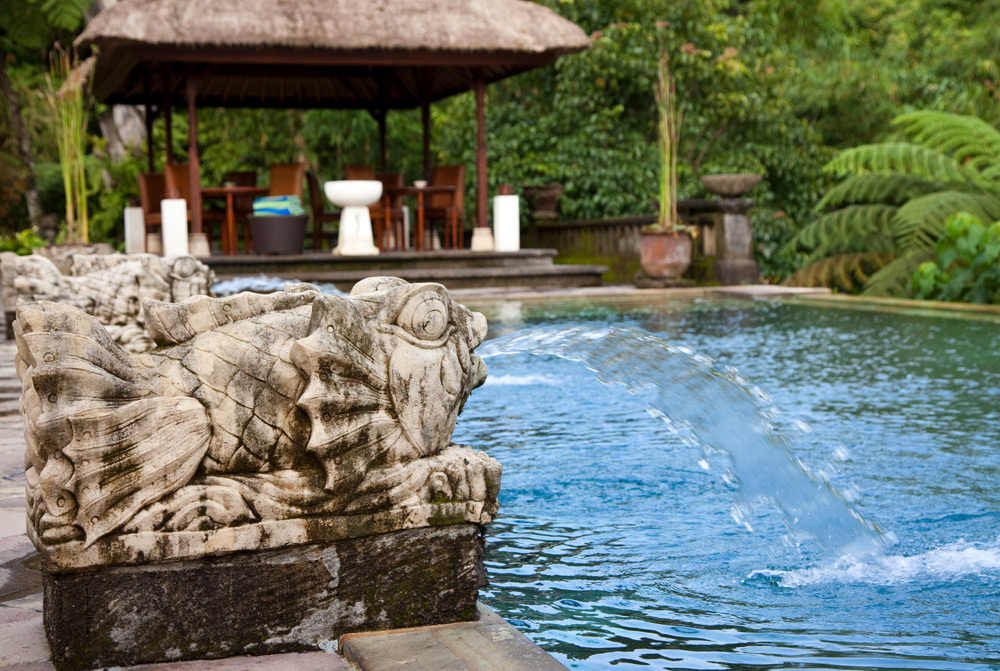 Het luxe Bagus Jati Resort op Bali, Indonesie