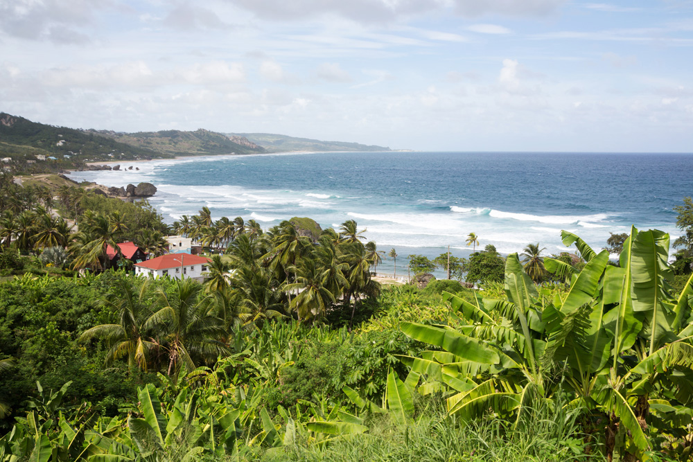 De zuidkust van Barbados, de plek voor een lome strandvakantie.