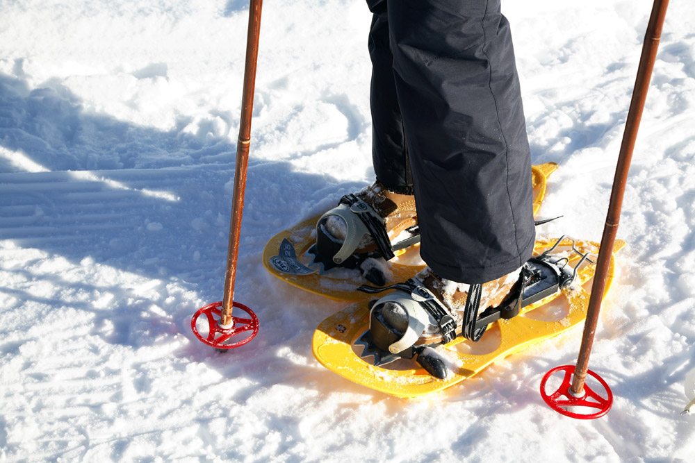 Wintersport Arosa - Zwitserland: even iets anders: sneeuwschoenwandelen