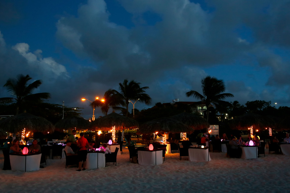 Romantisch dineren: Passions on the Beach