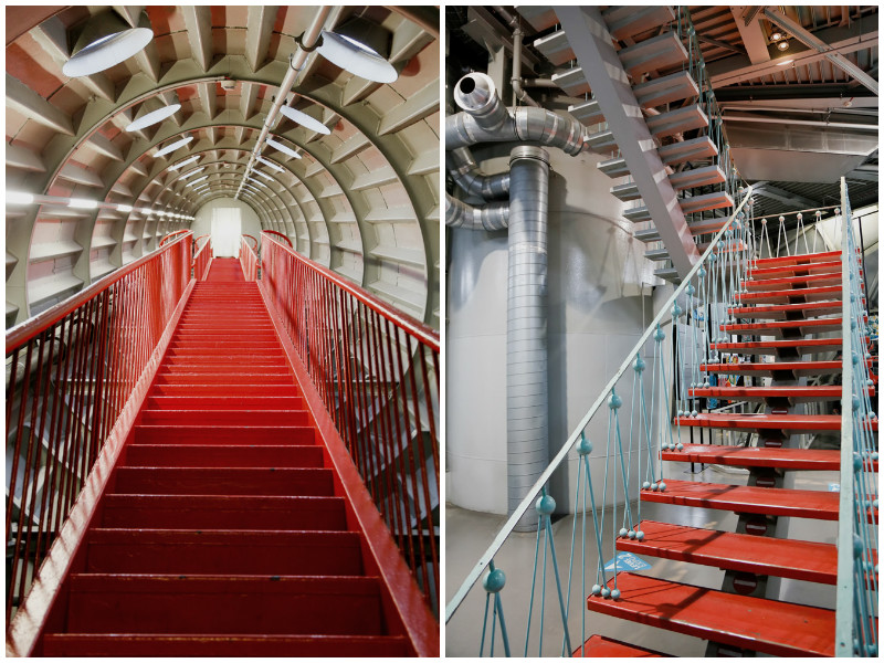 De bijzondere trappen van het Atomium in Brussel