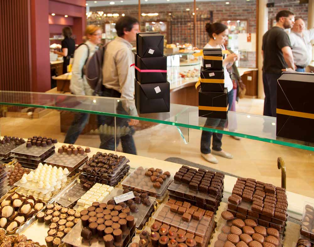 Bonbons kopen bij La Maison des Desserts, Stedentrip Namen, Belgie, bezienswaardigheden, hotspots, restaurants