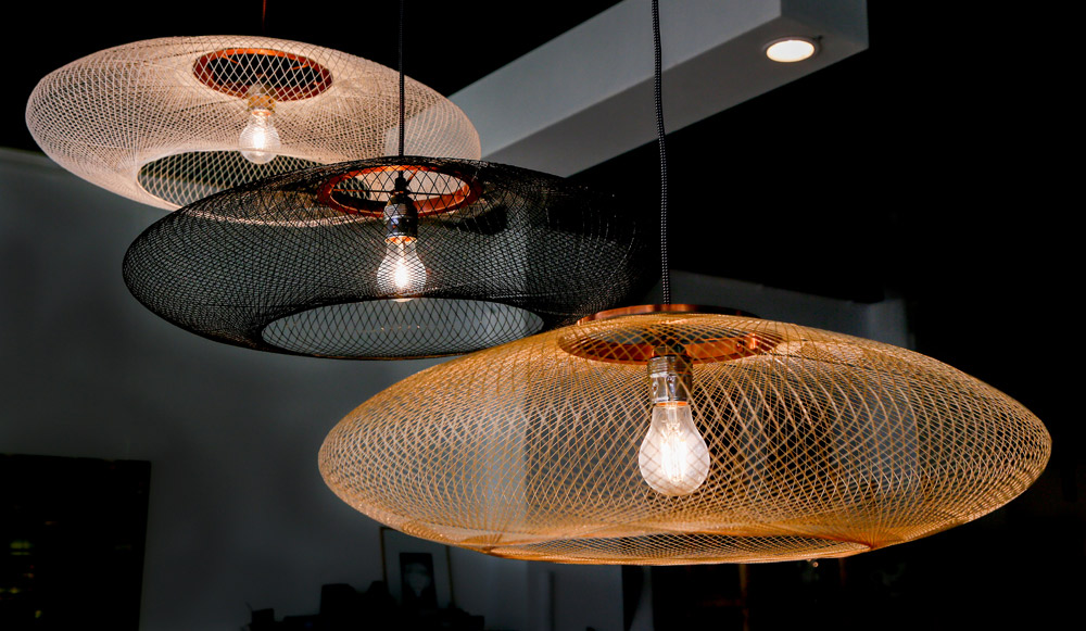 Die mogen mee, de UFO lampen van Atelier Robotiq, te koop bij Groos, Rotterdam winkelen