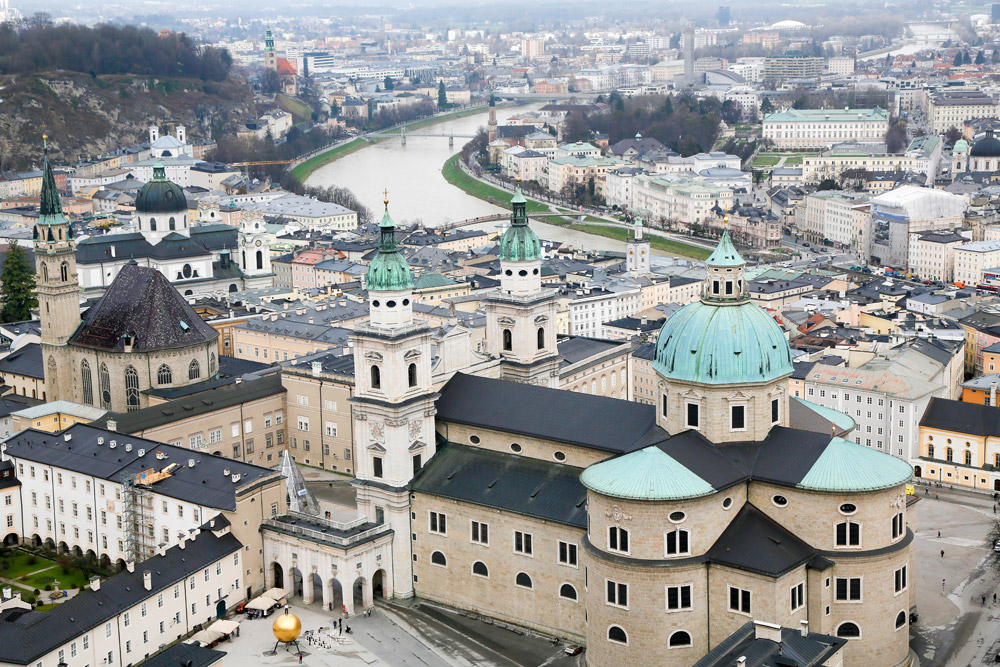 Stedentrip Salzburg, de skyline, overzicht over de stad