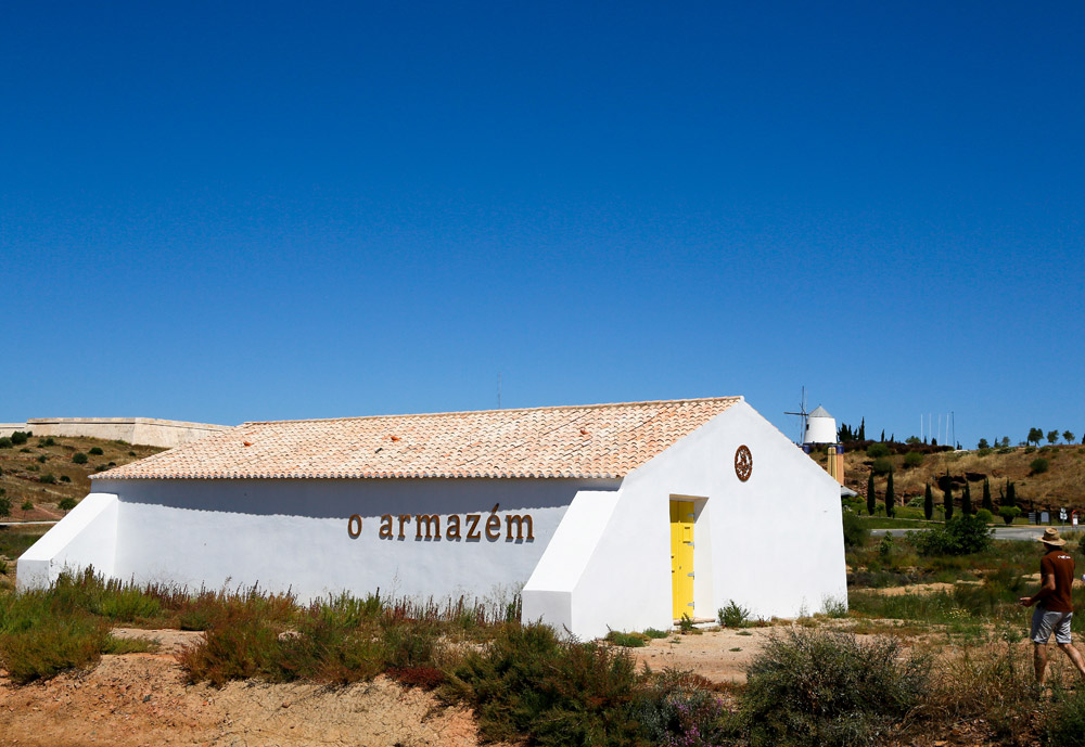 De oude zoutopslag van Salmarim inj Castro Marim, Algarve, Portugal