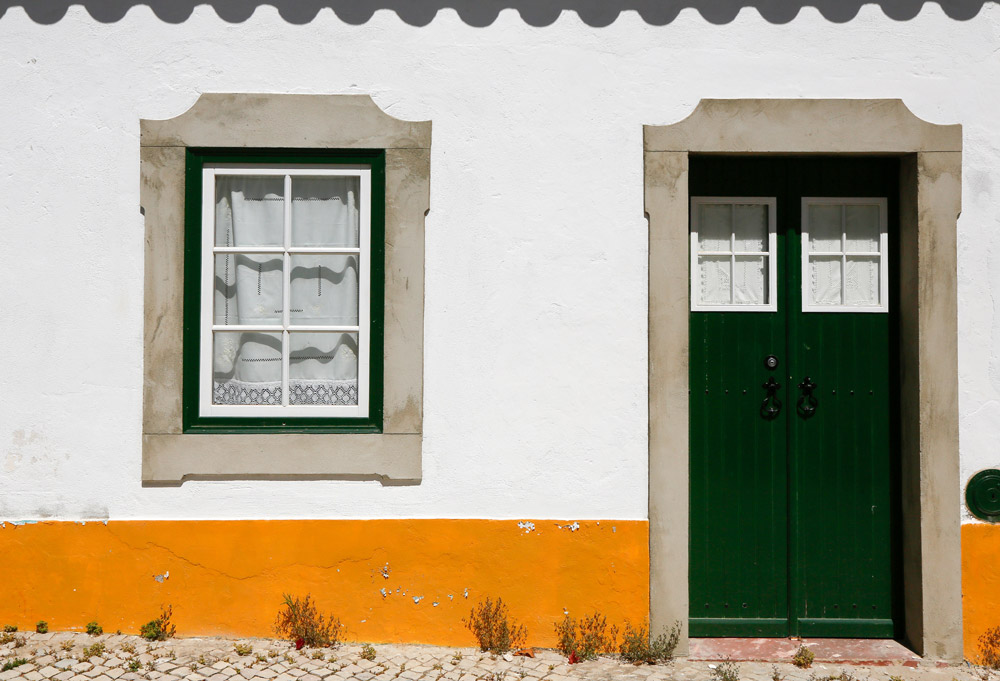 Straten vol charmante huisjes in Tavira, Algarve, Portugal