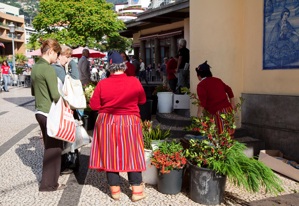 De Mercado dos Lavradores in Funchal Vakantie op bloemeneiland Madeira, Portugal