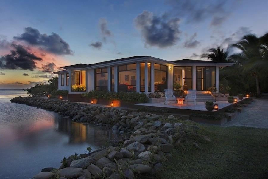 Een paleisje op een privé-eiland in Belize