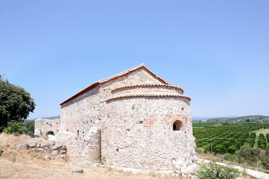 De Johannes de Doper kerk in Griekenland