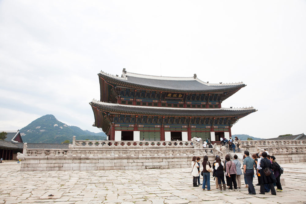 Het Gyeongbokgung Palace in Seoul, Stedentrip Seoul, rondreis Zuid-Korea
