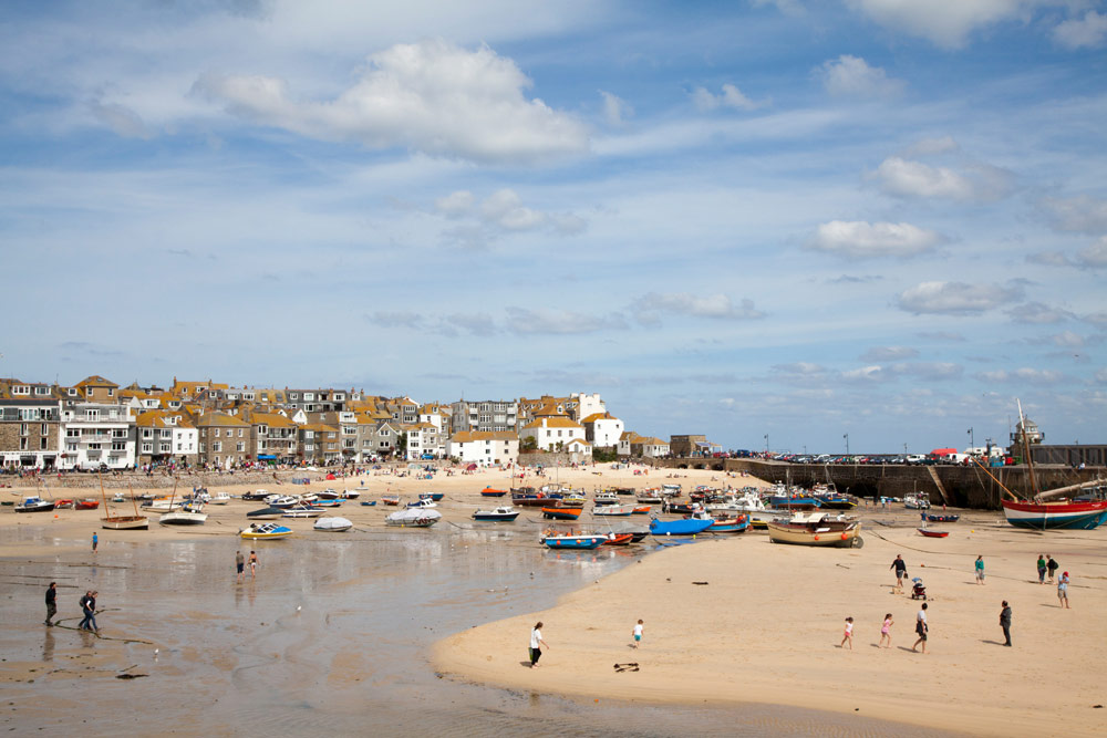 Bij St. Ives kun je kiezen uit vier stranden - Cornwall - vakantie rondreis in Zuid Engeland