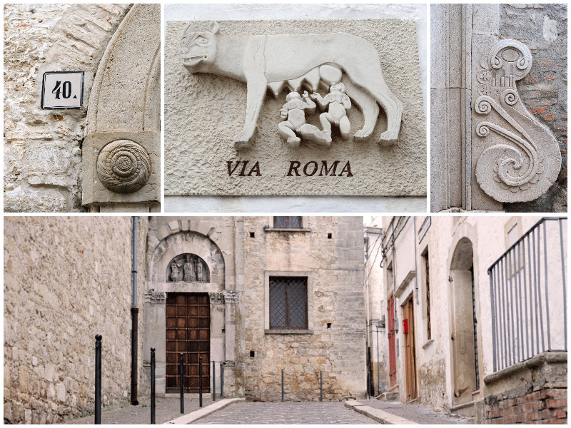 Let op de vele bijzondere details in Bovino - Puglia, Apulie, Monti Dauni, Italie, vakantie, rondreis, bezienswaardigheden