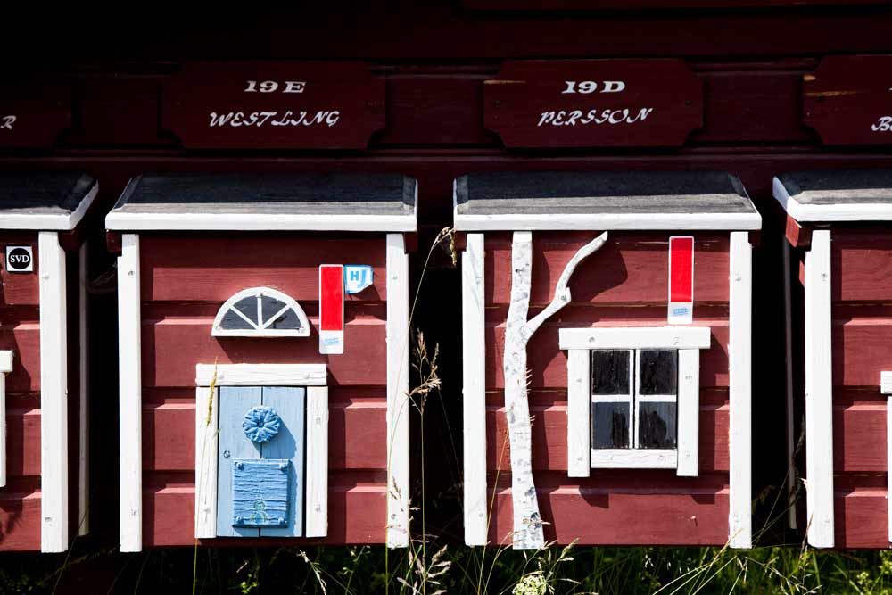 Bijzondere brievenbussen in Zuid-Zweden