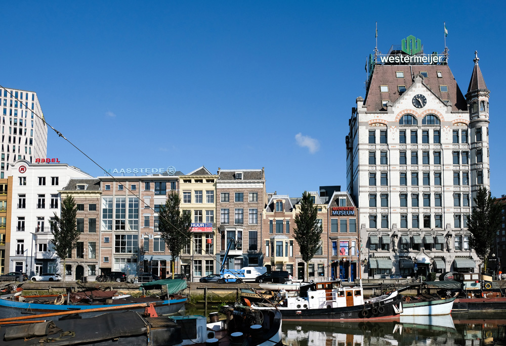 Het Witte Huis, in Rotterdam, ooit het hoogste kantoorgebouw van het land. Interrail voor volwassenen, treinreis, treinreizen, interrailen