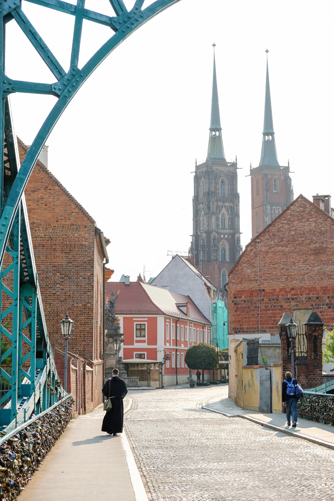 Kathedraal eiland is het rustige deel van Wroclaw. Interrail voor volwassenen, treinreis, treinreizen, interrailen