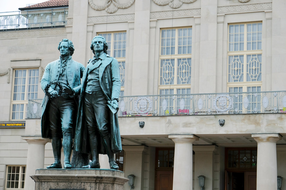 Goethe en Schiller zagen ook het levenslicht in Weimar. Rondreis Bauhaus. 100 jaar het Bauhaus in Duitsland