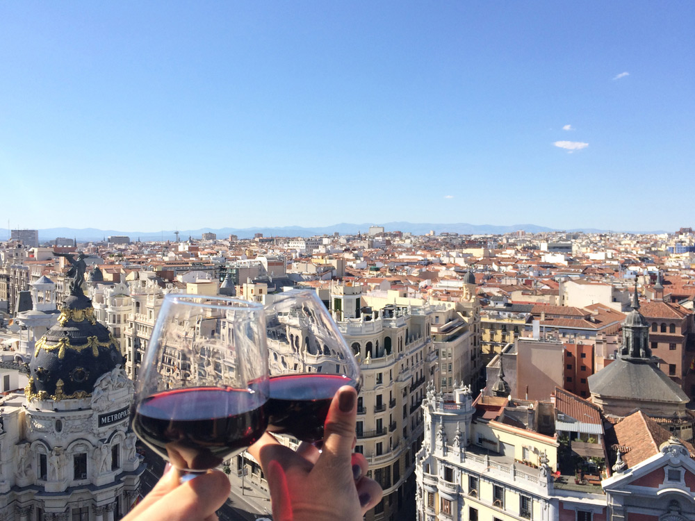 Madrid, dit zijn de mooiste rooftop bars