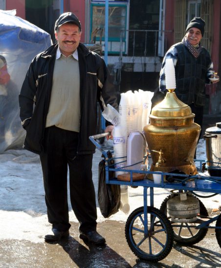 De lekker verwarmend drankje: sahlep. Stedentrip Istanbul, Turkije