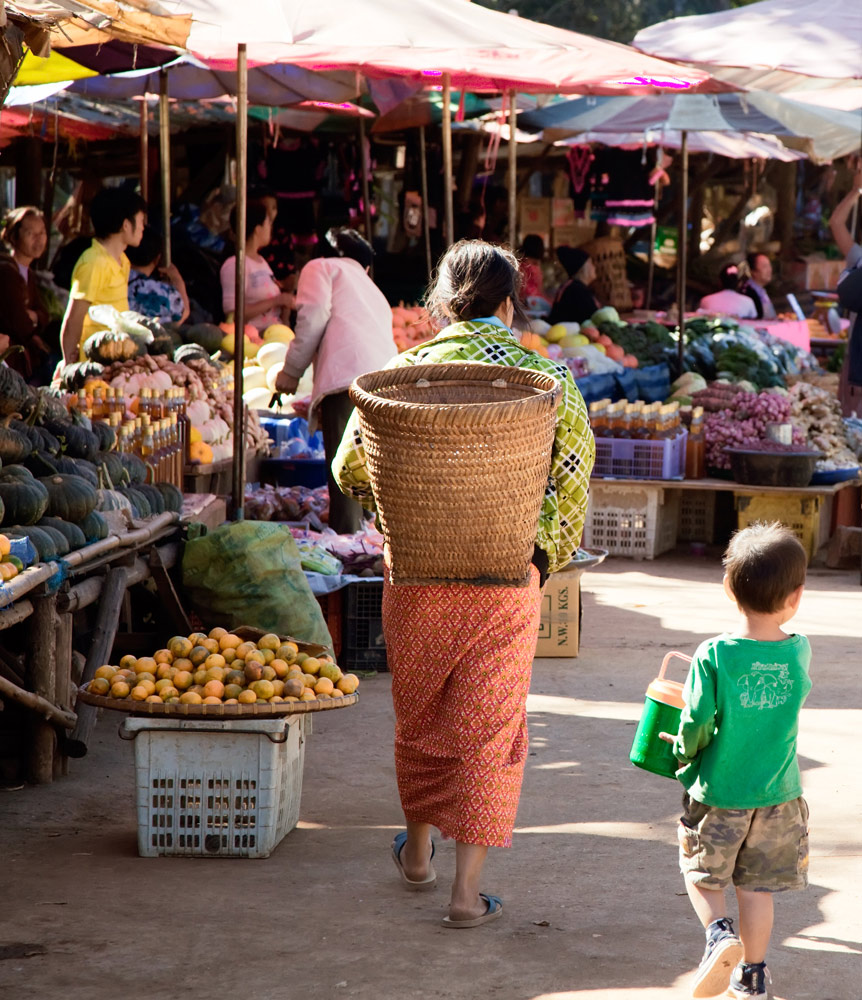 In Hevy-Loek wonen verschillende minderheden van Thailand. Rondreis Thailand en Laos