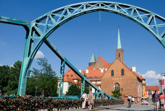 Via de Tumski brug kom je in het oudste deel van Wroclaw. Stedentrip Wroclaw, polen, bezienswaardigheden, want te doen, wat te zien, restaurants, hotels