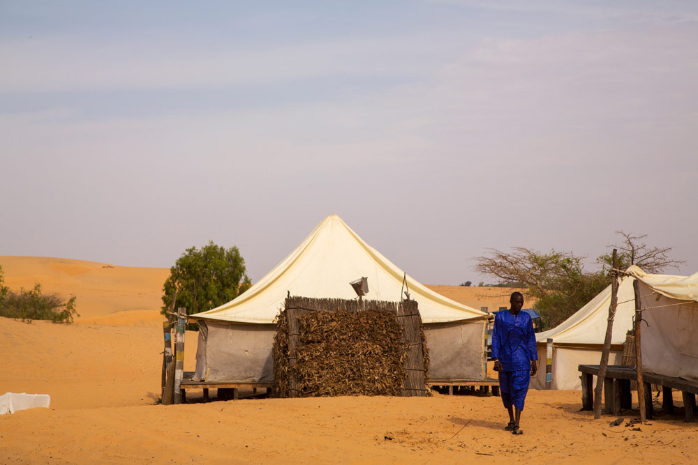 Slapen in de woestijn bij Lompoul, Senegal. Rondreis Senegal, Afrika, tips vakantie