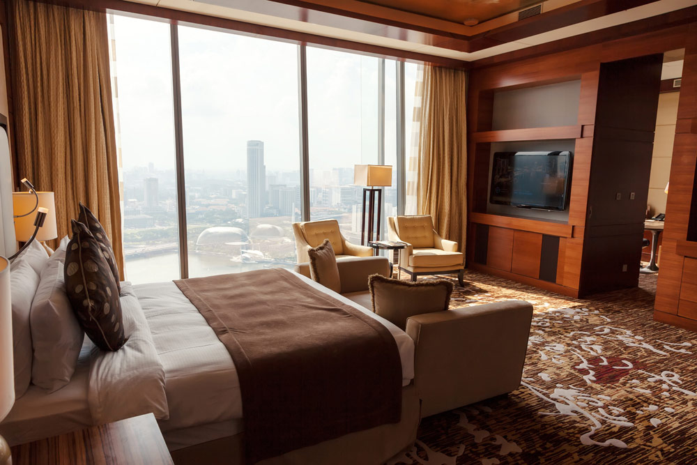 Luxe logeren in het Marina Sands Bay hotel, Singapore. Stedentrip Singapore, bezienswaardigheden en hotspots
