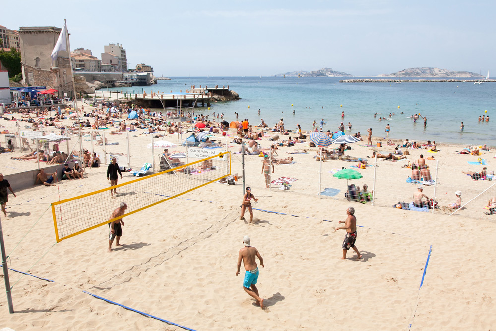 Plage des Catalans is een van de stadsstranden van Marseille . Stedentrip Marseille, Frankrijk, weekendje weg, hotels, Ben mobiele telefoonabonnement